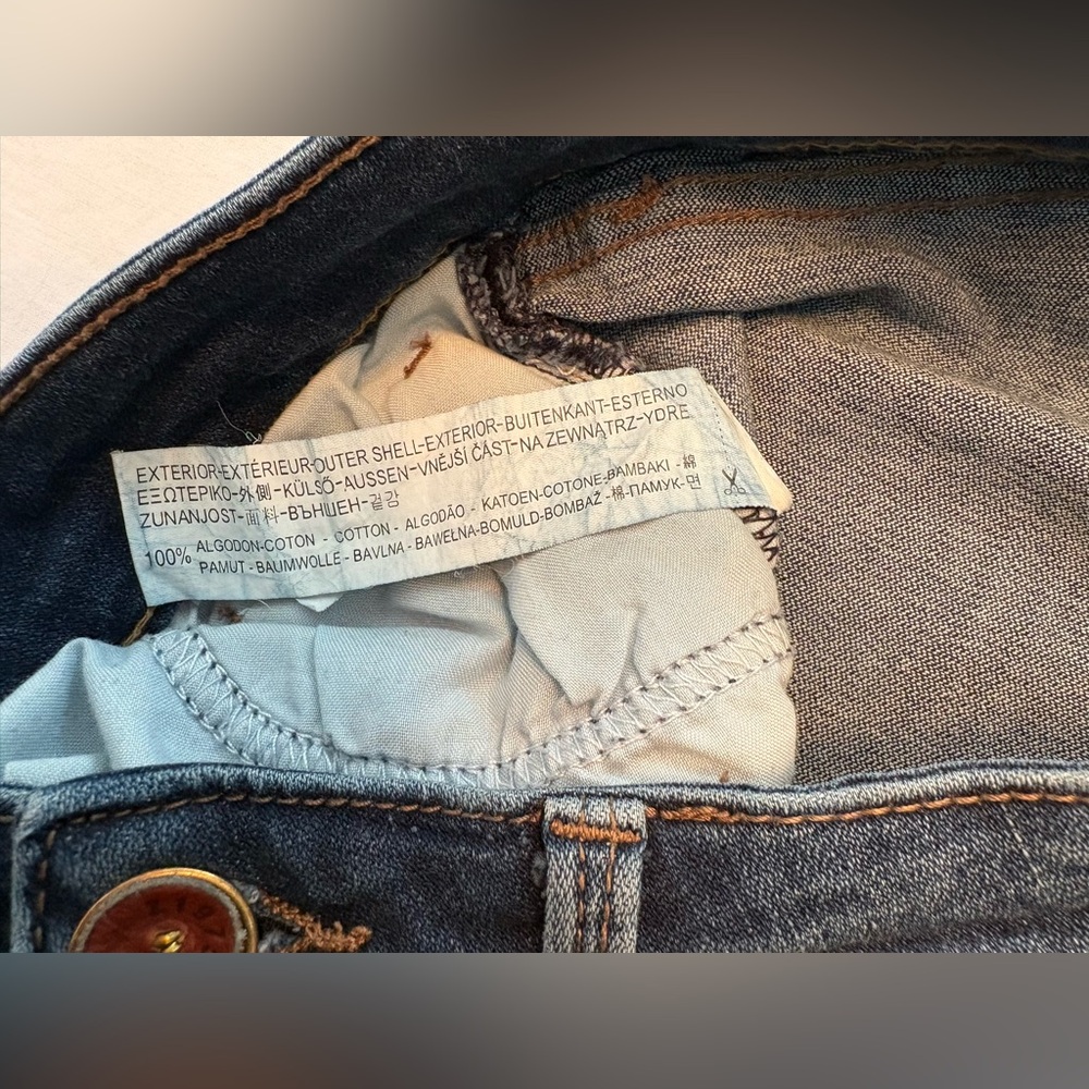 ZARA BASIC Jeans Mid Rise Skinny Fit Blue Denim Women’s 4 - Picture 9 of 10